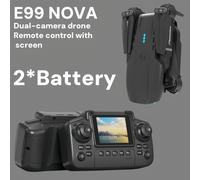 TEMU Dron con cámaras duales, control remoto de pantalla, Óptico Flujo Hover, 360°, por , Diseño Plegable, Fácil Operación para Niños y Principiantes - Regalo para Familiares y