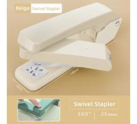 TEMU Duradera Deli - Herramienta Manual de Encuadernación de Papel de Oficina con 24/6 Grapas Incluidas