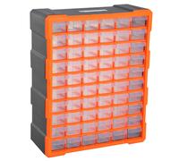 TEMU DURHAND Armario Organizador de Herramientas con 60 Cajones Tipo Estanteria DIY Cajonera de Herramientas 38x16x47, 5 cm