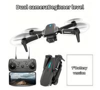 TEMU E88 Drone de Juguete: Cuerpo , 360, Fotografía Aérea, y Aterrizaje con Una , Lente de Cámara Dual para Hermosos, Fácil para Principiantes, Alcance Dr