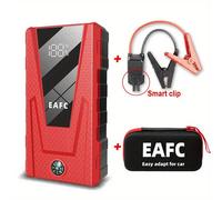 TEMU EAFC Arrancador de Coche Portátil Multifunción 12V con Cargador de Batería y Luz, Dispositivo de Automático de 1200A para y Diésel en Emergencias para Coches de 6.0L de y 4.0L de Diésel