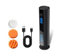 TEMU EAFC Pulidora Inalámbrica Mini, Pequeña Pulidora para Detallado de Autos con Tres Almohadillas de , Multifuncional, de Esquinas, Portátil, y Fácil de Almacenar, Juego de Herramientas de