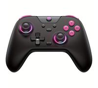 TEMU Easysmx X05 2.4G Gamepad Inalámbrico para PC/Steam/iPhone//Switch - Mando Inalámbrico con Hall, Iluminación RGB, Función Turbo y Tecnología Anti-Drift