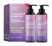 TEMU ECO serie premium: champú con colágeno, biotina y queratina que volumen al cabello. , sulfatos ni parabenos, para un más lleno y