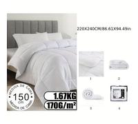 TEMU Edredón de Microfibra Blanca, Disponible en Varios Tamaños, y