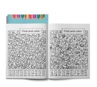 TEMU Ejercicio Atractivo: Descubre Patrones y Colores Correspondientes, una Tarea Divertida para Mejorar la Concentración