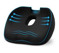 TEMU El cojín con forma de aberturas para el coxis y el coxis, lo que lo adecuado para aquellos con coxis, ciática o necesidad de asiento postoperatorio.