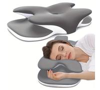 TEMU El cojín tiene un diseño ergonómico de , lo que proporciona soporte para los hombros y el cuello para mejorar . Es un gran regalo de removible.