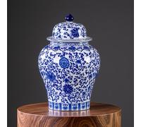 TEMU El de cerámica con diseño floral y entrelazado es adecuado para la decoración del hogar y puede servir como pieza multifuncional para la decoración .