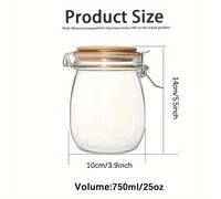 TEMU El diseño de hebilla un almacenamiento de vidrio de , lo que mejora la estética y un mejor , ideal para llenar con productos de belleza y cuidado de la piel. una de embalaje.