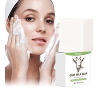 TEMU El jabón de leche de oveja parece reducir la grasa, la sequedad, las marcas y la suciedad de los poros. Tiene una y una fuerte potencia limpiadora, adecuado para la cara, el cuerpo y el baño.