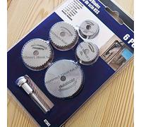 TEMU El juego de 6 piezas 5 cuchillas de sierra de corte, discos de corte HSS, ruedas de corte y 1 para herramientas rotativas y Dremel.