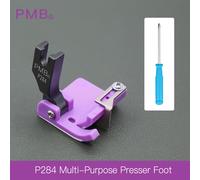 TEMU El pie prensatelas multifuncional ajustable P284 es y resistente al , con una placa base de capa para la posición y el de bordes, adecuado para máquinas de coser