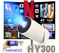 TEMU El proyector es de y un operativo 11 integrado, de soportar resoluciones 4K y 720P. conectividad Wifi de banda, lo que lo ideal para un cine en casa portátil, juegos y uso en .