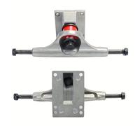 TEMU El puente para skateboard es adecuado para tablas de pesca que miden 12.5*5.5Cm/4.92*2.16In. Es un accesorio profesional para skateboard con un puente en V que soporta el peso.