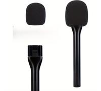 TEMU El soporte de micrófono inalámbrico portátil es compatible con /2, con un adaptador de micrófono con mango y cubierta de espuma con Rode y /2.
