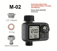 TEMU El temporizador de agua Eshico M02 es el último para 2024, que de riego manual y inteligente, adecuado para varios al , con de 4.72 X 3.94 X 2.56 pulgadas