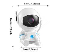 TEMU El último del 'Book Holder Astronaut' una conexión USB, un de proyección de cielo estrellado y una dirección de iluminación ajustable, lo que lo convierte en una opción para un regalo diario.