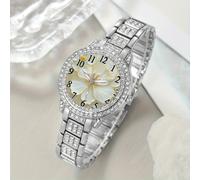 TEMU El último reloj de cuarzo para mujer es a la vez y elegante, combinando la simplicidad con el estilo. Es un regalo para las fiestas o una opción para el uso diario.