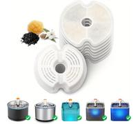 TEMU [Elección Popular] Filtros para Fuente de Agua para Gatos, 4/8pcs Filtros de Carbono de Repuesto para Fuente de Agua Automática para Mascotas, Fuente de Agua para Gatos de Acero Inoxidable