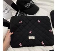 TEMU Elegante para Portátil con Bordado de - Poliéster Duradero, a Cuadros, Compatible con Tabletas y Notebooks de 10/11", 13/14", .6