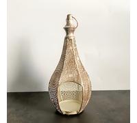 TEMU Elegante Portavelas de Metal - Farol Decorativo para Mesa, Ideal para el Año Chino y Celebraciones (Velas No Incluidas)