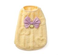 TEMU En otoño e invierno, para perros con correa y pajarita, las conjuntos de forro polar de dos patas son más cálidos que las chalecos para mascotas como pandas y gatos.