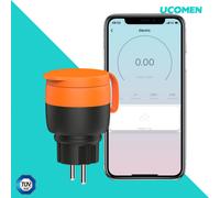 TEMU Enchufe Inteligente TYPE F para Exteriores IP44, 16A, Control por Voz y Remoto, Compatible con Google Alexa, APP Smart Life