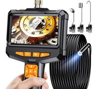 TEMU Endoscopio Industrial Portátil con Luz, Cámara Endoscópica de 4.3 Pulgadas IPS y Cable de 16.5 Pies, IP67 para Reparación Automotriz y Asistencia en Fontanería
