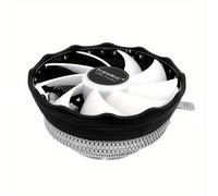 TEMU Enfriador de CPU de 120mm RGB TISHRIC, compatible con procesadores Intel LGA 1700/1200/1150/1151/1155/115X, aluminio puro, cojinetes hidráulicos, compatible con servidor, ventilador interno de PC