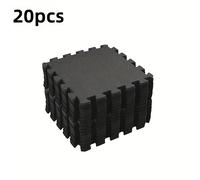 TEMU entre : negro, azul y , con un conjunto de 20 esterillas de gimnasio, una con un ancho de 30 cm y un grosor de 1 cm.