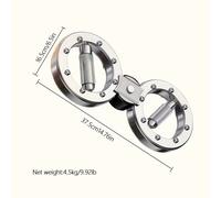 TEMU Entrenador de brazos de velocidad ajustable de 8 figuras de 4.5 kg | Equipo de fitness multifuncional para entrenamiento de de brazos en casa, material de hierro, color, marca KBQ