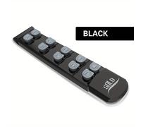 TEMU Entrenador de dedos de guitarra SOLO - Exercitador de forma de ABS para mayor , asistente de práctica de escalas, diseño compacto y analógico, negro