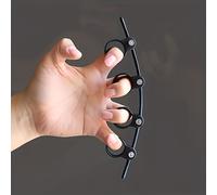 TEMU Entrenador universal de dedos de guitarra, separador de dedos de , accesorio de instrumento, material ABS, negro/verde, sin carga