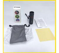 TEMU es un telescopio monocular y de diseñado para adultos. un exterior de goma y en color negro, lo que lo ideal para actividades al aire libre como senderismo, camping y observación de aves.