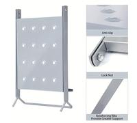 TEMU Escalera de Accesorios Plataforma de Trabajo Antideslizante con Estante para Herramientas, Ideal para Carpinteros/Electricistas/Renovadores, Plataforma de Almacenamiento para Trabajos