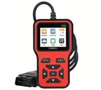 TEMU Escáner más de 2025 - un de códigos de motor completo con flujo de , para la inspección I/M, pruebas de voltaje y funciones de borrado, OBD, compatible con los vehículos desde 1996, sin batería.