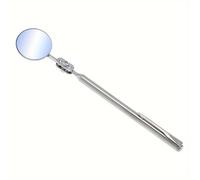 TEMU Espejo de inspección telescópico de ePathChina, espejo ajustable para mecánicos con mango extensible para revisar vehículos y herramientas de trabajo manual.