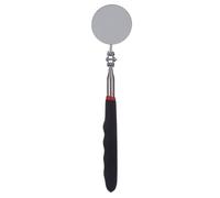 TEMU Espejo de Inspección Telescópico Plegable para de Coches - Negro, 73-24cm, Acero al Carbono y Vidrio, Herramienta de Visualización de la Parte Inferior con Mango