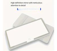 TEMU Espejo de Maquillaje Parasol para Coche | Luz LED de Revisión de , Recargable por USB, Sin