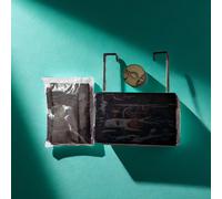 TEMU Espejo de Maquillaje Triple Giratorio 360° con Aumento de 10x y Paño de Afeitar - Espejo de Selfie Colgante Ajustable para Baño, Regalo para las Fiestas