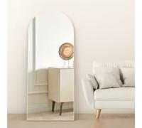 TEMU Espejo Elegante de Completo, 65"x24" de Metal Negro, de Pie - Ideal para , Dormitorio, Entrada, Baño con Superficie de Vidrio, Decoración de Baño