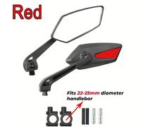 TEMU Espejos retrovisores ajustables y giratorios para scooters - Disponibles en (//) - Espejos de manillar perfectos para scooters eléctricos, bicicletas y ciclismo con una vista