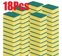 TEMU Esponjas de cocina de 18/36/46/56/66/72/76 piezas, multifuncionales, ultra absorbentes, quitamanchas y quitacebolla, diseño de agarre de capa, aptas para vajilla y utensilios de cocina