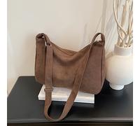 TEMU Esta bolso de de gran capacidad, de cuero sintético, un elegante diseño retro con cierre de cremallera y una correa ajustable. Su forma de media luna lo adecuado para todas .