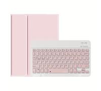 TEMU Esta con teclado inalámbrico con varios modelos de iPad, incluyendo la serie Air y diferentes del iPad y iPad Pro. una cubierta trasera de TPU , un diseño desmontable y un soporte para un lápiz.