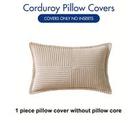 TEMU Esta de almohada rectangular de ultra un diseño de patchwork con bordes y patrones a rayas, para decorar sofás, camas, salones, coches, oficinas, dormitorios y ventanas en .