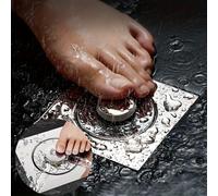 TEMU Esta desagüe de baño universal un diseño de liso, es resistente a obstrucciones y se rápidamente, lo que la ideal para renovaciones y nuevas instalaciones.