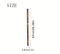 TEMU Esta flauta de bambú de grado profesional de bambú natural, que un tono y un pitch , lo que la para principiantes y músicos avanzados por . Es un instrumento , y portátil.