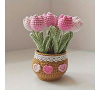 TEMU Esta planta en decorativa con un adorno de coche de flores y hilo, a para parecerse a una de la , para mejorar la decoración de tu .